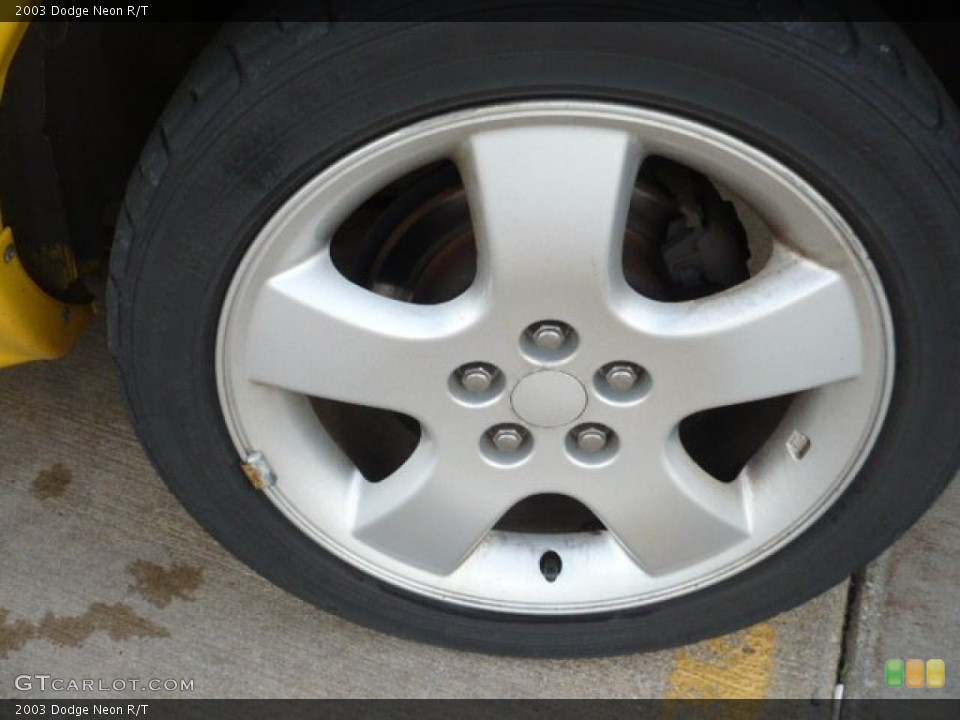 2003 Dodge Neon R/T Wheel and Tire Photo #52133026