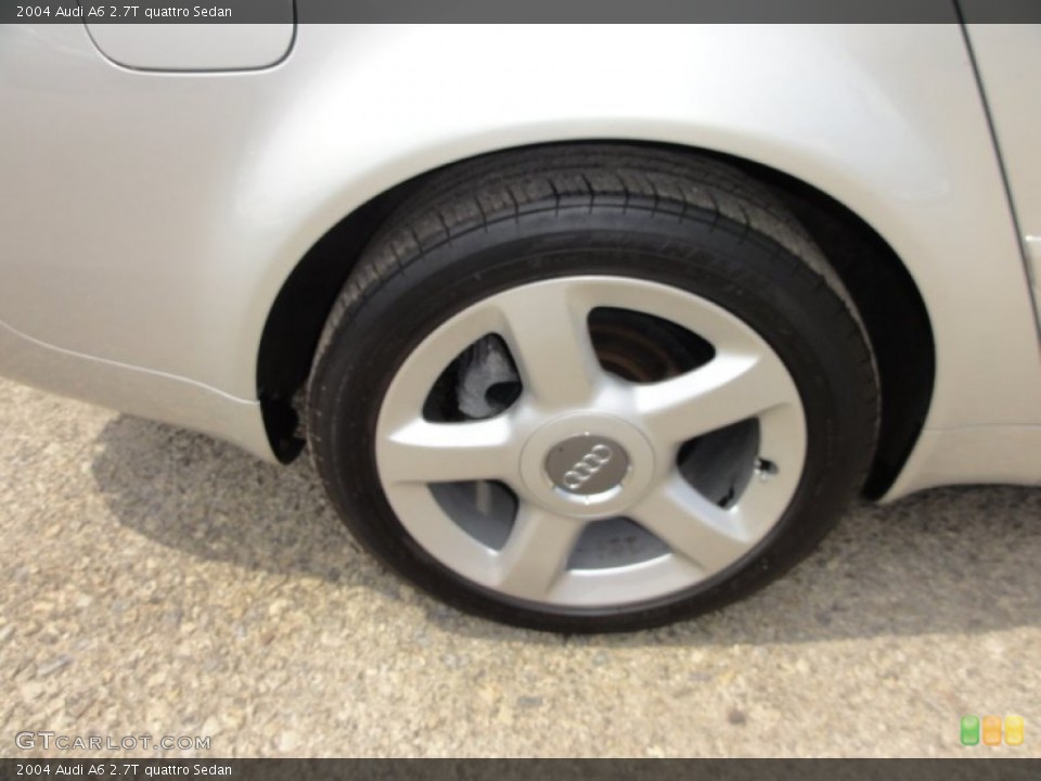 2004 Audi A6 2.7T quattro Sedan Wheel and Tire Photo #52133827