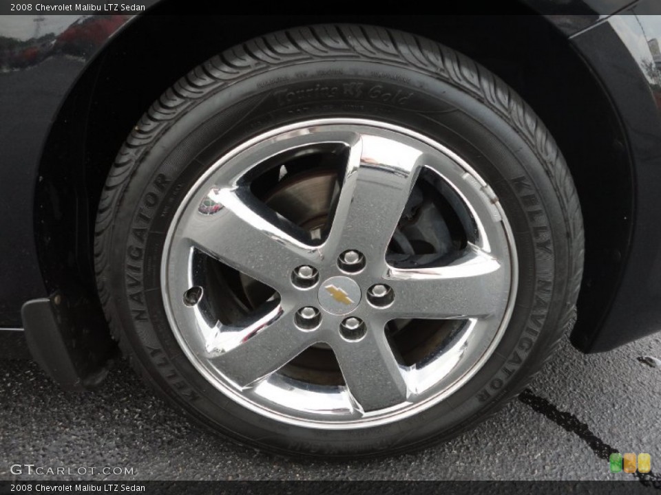 2008 Chevrolet Malibu LTZ Sedan Wheel and Tire Photo #52140136
