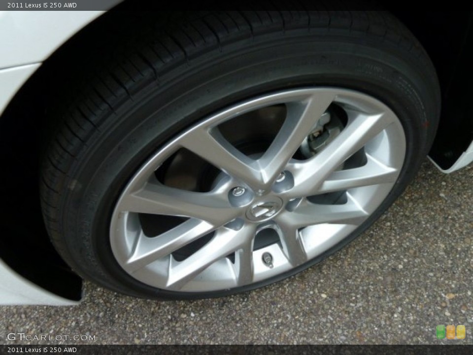2011 Lexus IS 250 AWD Wheel and Tire Photo #52141849