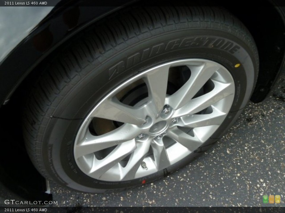 2011 Lexus LS 460 AWD Wheel and Tire Photo #52143973