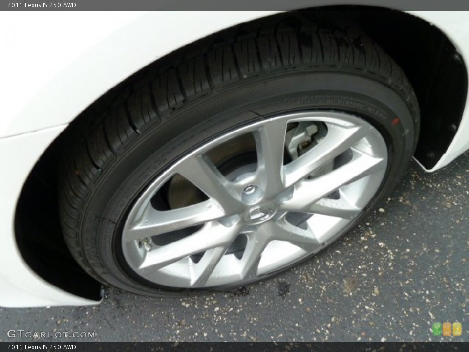 2011 Lexus IS 250 AWD Wheel and Tire Photo #52144768