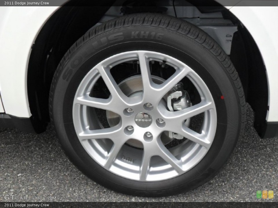 2011 Dodge Journey Crew Wheel and Tire Photo #52146085