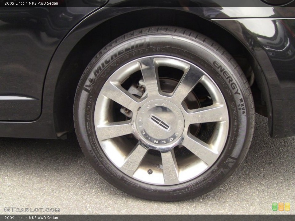 2009 Lincoln MKZ AWD Sedan Wheel and Tire Photo #52147498
