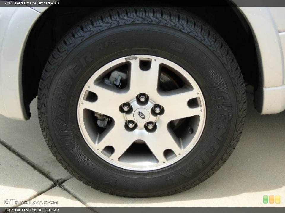 2005 Ford Escape Limited 4WD Wheel and Tire Photo #52149019