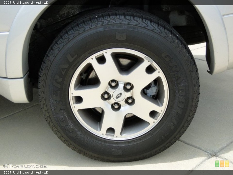2005 Ford Escape Limited 4WD Wheel and Tire Photo #52149022