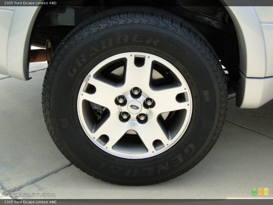 2005 Ford Escape Limited 4WD Wheel and Tire Photo #52149025
