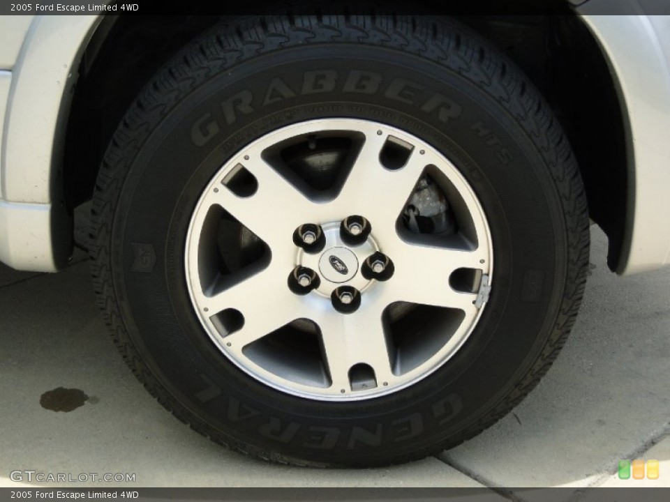 2005 Ford Escape Limited 4WD Wheel and Tire Photo #52149028