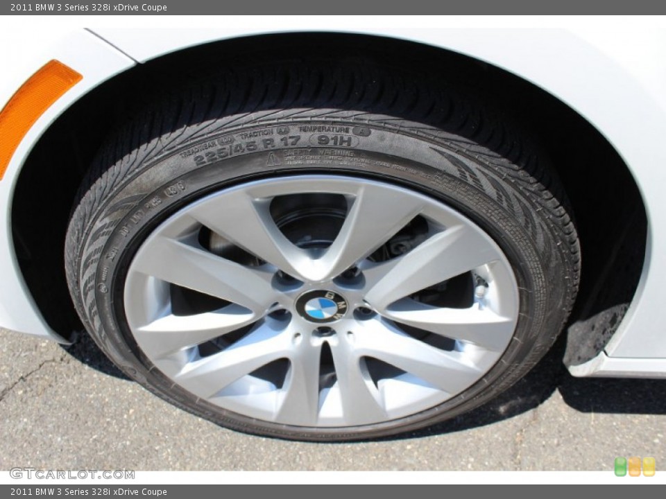 2011 BMW 3 Series 328i xDrive Coupe Wheel and Tire Photo #52151934