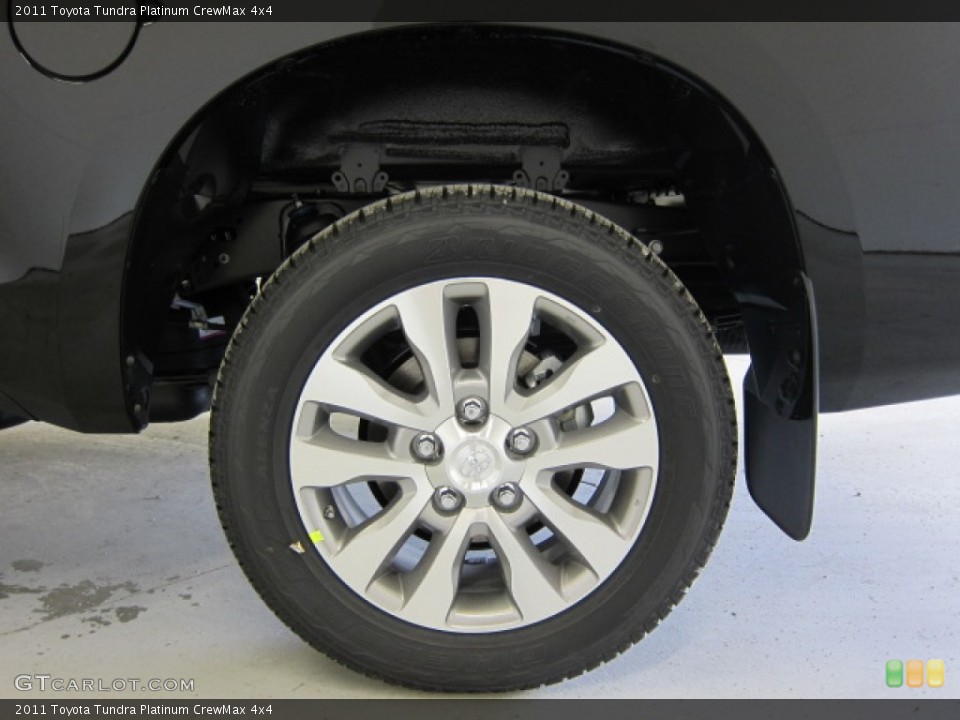 2011 Toyota Tundra Platinum CrewMax 4x4 Wheel and Tire Photo #52155462