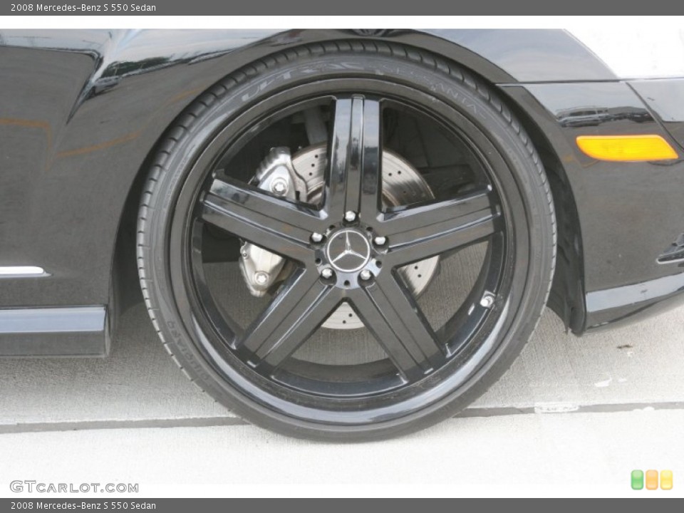 2008 Mercedes-Benz S Custom Wheel and Tire Photo #52156941
