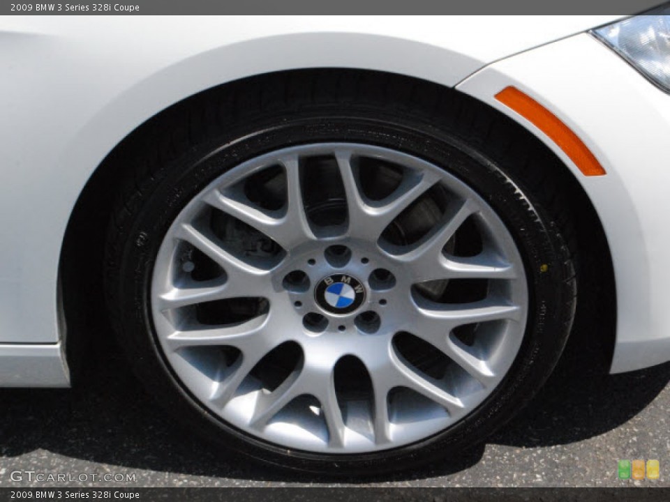 2009 BMW 3 Series 328i Coupe Wheel and Tire Photo #52166512