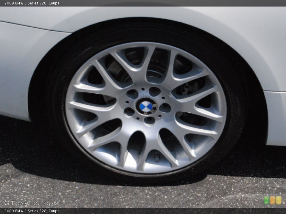 2009 BMW 3 Series 328i Coupe Wheel and Tire Photo #52166602