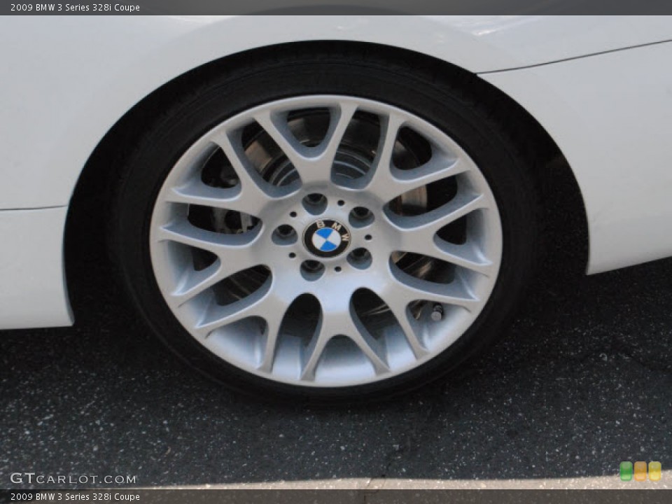 2009 BMW 3 Series 328i Coupe Wheel and Tire Photo #52166644