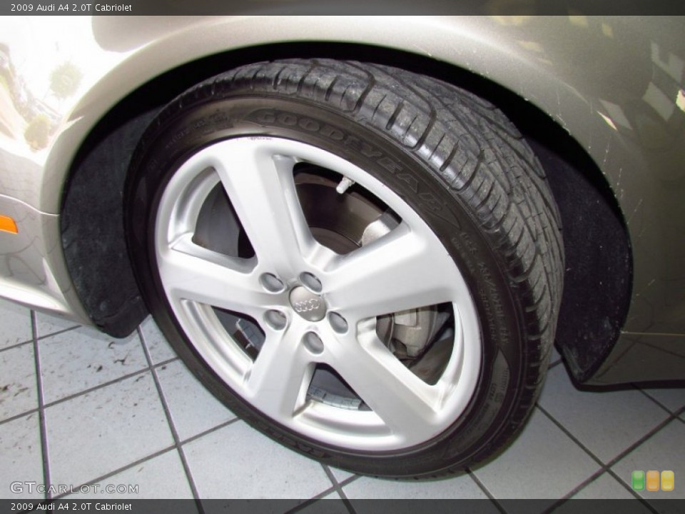2009 Audi A4 2.0T Cabriolet Wheel and Tire Photo #52169434