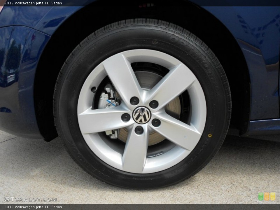 2012 Volkswagen Jetta TDI Sedan Wheel and Tire Photo #52177441
