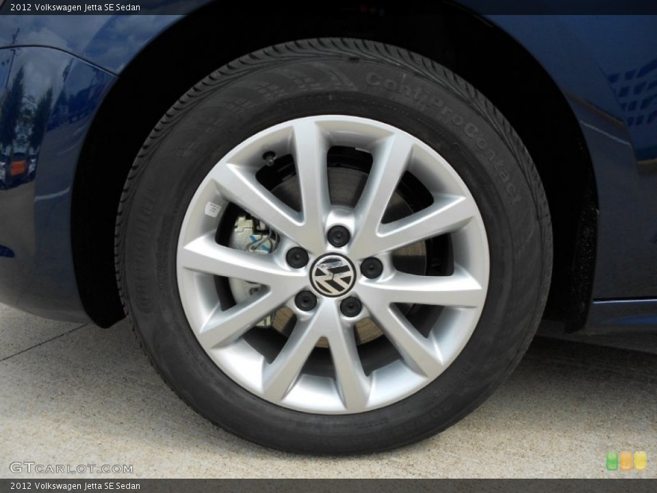 2012 Volkswagen Jetta SE Sedan Wheel and Tire Photo #52177759