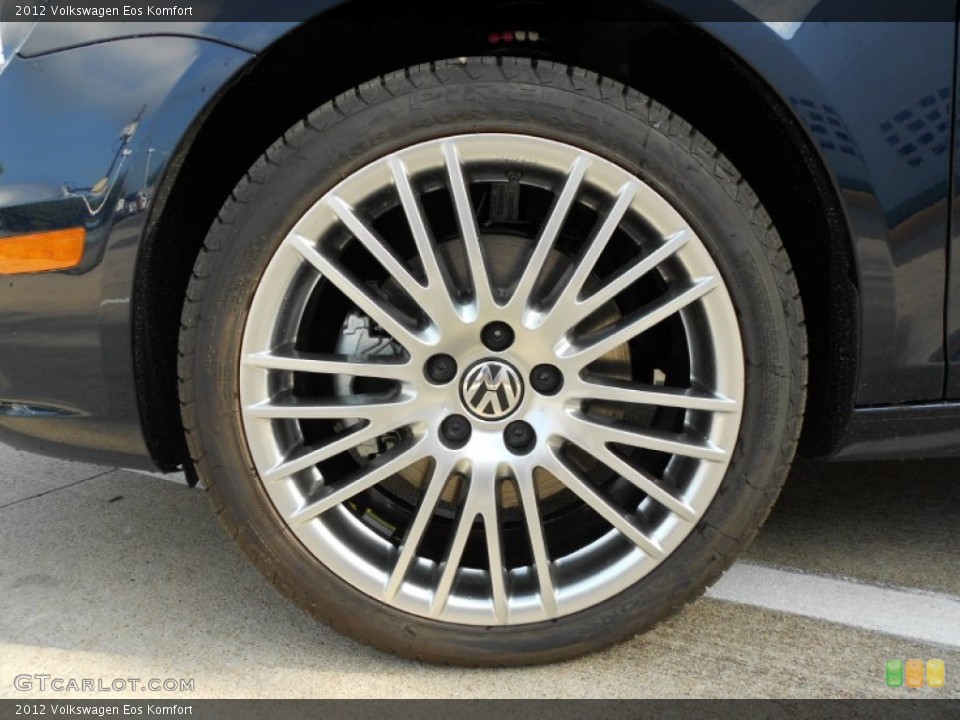 2012 Volkswagen Eos Komfort Wheel and Tire Photo #52178737