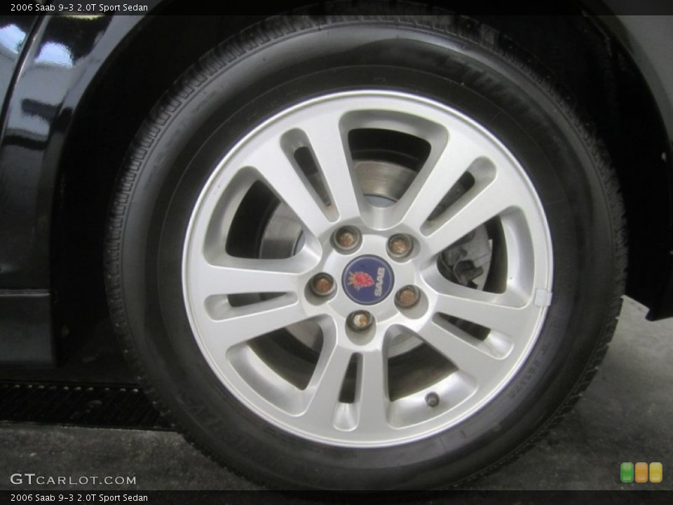 2006 Saab 9-3 2.0T Sport Sedan Wheel and Tire Photo #52179526