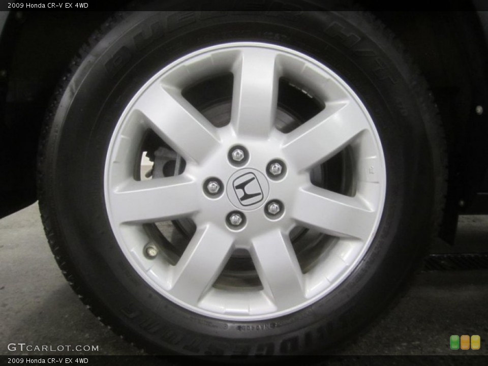 2009 Honda CR-V EX 4WD Wheel and Tire Photo #52180156