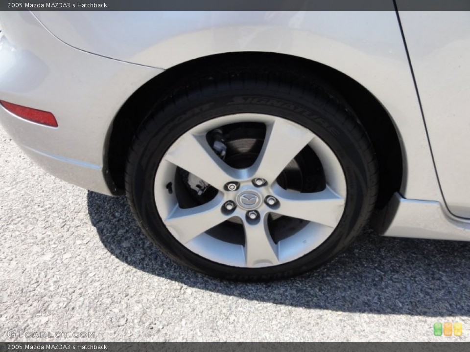 2005 Mazda MAZDA3 s Hatchback Wheel and Tire Photo #52187194