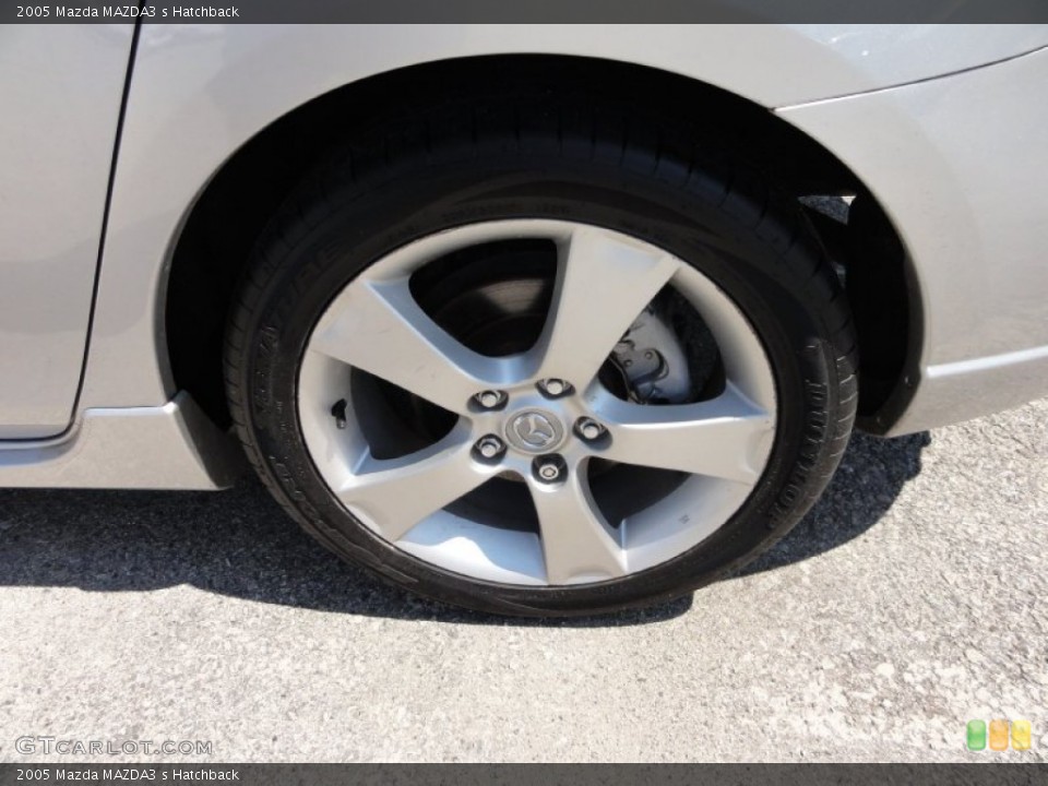 2005 Mazda MAZDA3 s Hatchback Wheel and Tire Photo #52187263