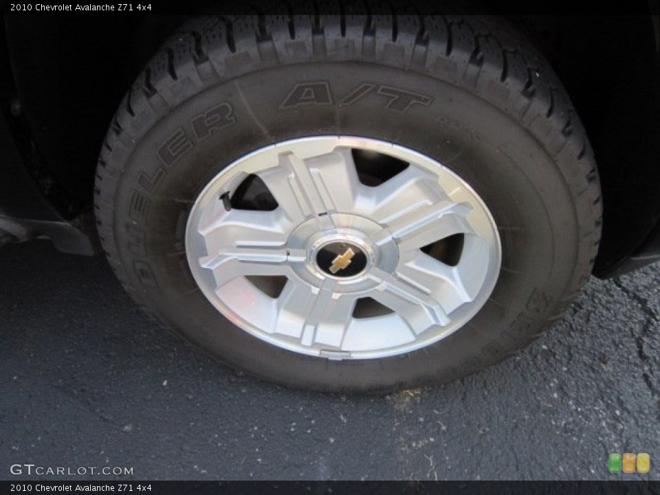 2010 Chevrolet Avalanche Z71 4x4 Wheel and Tire Photo #52191052