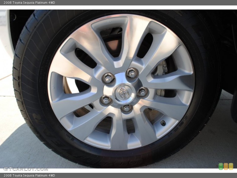 2008 Toyota Sequoia Platinum 4WD Wheel and Tire Photo #52195108