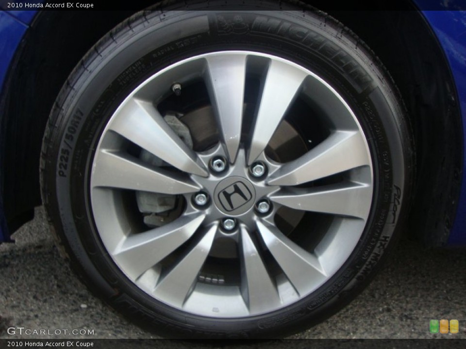 2010 Honda Accord EX Coupe Wheel and Tire Photo #52196386