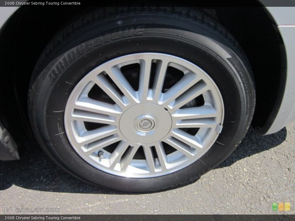 2008 Chrysler Sebring Touring Convertible Wheel and Tire Photo #52201546