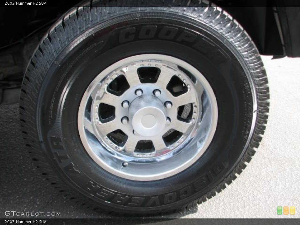 2003 Hummer H2 Custom Wheel and Tire Photo #52203175