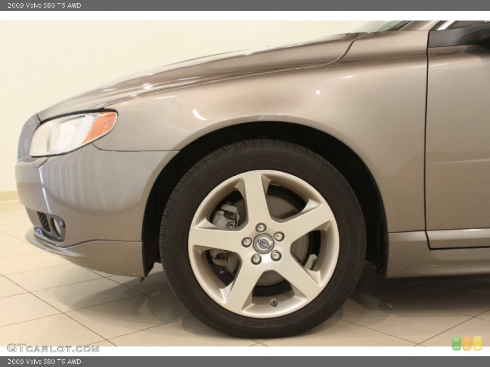 2009 Volvo S80 T6 AWD Wheel and Tire Photo #52205608