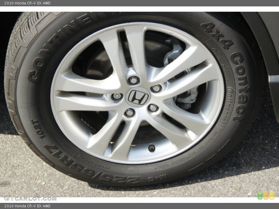 2010 Honda CR-V EX AWD Wheel and Tire Photo #52205617