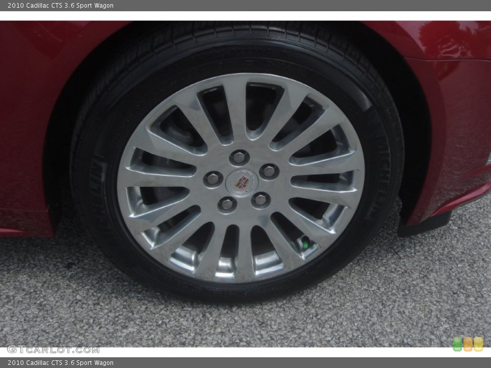 2010 Cadillac CTS 3.6 Sport Wagon Wheel and Tire Photo #52210909