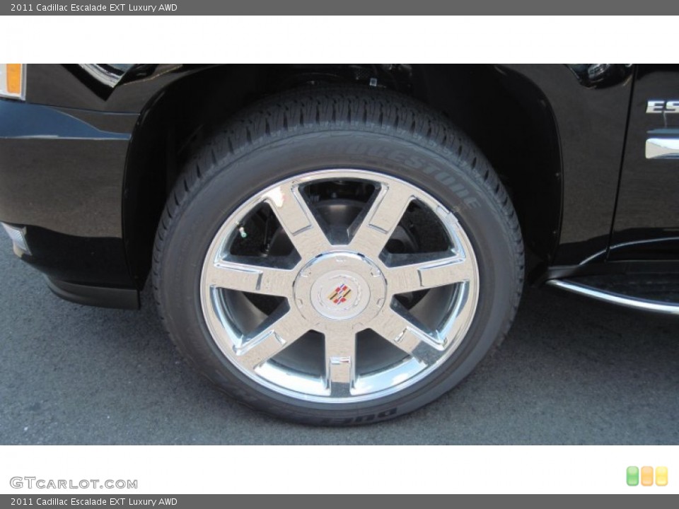 2011 Cadillac Escalade EXT Luxury AWD Wheel and Tire Photo #52211656