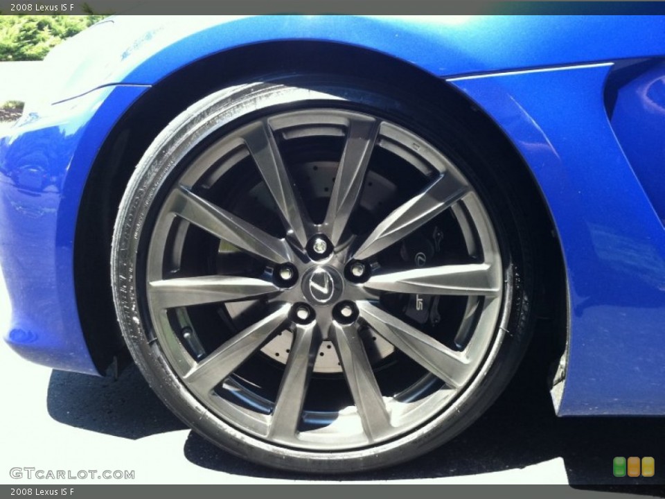 2008 Lexus IS F Wheel and Tire Photo #52212334