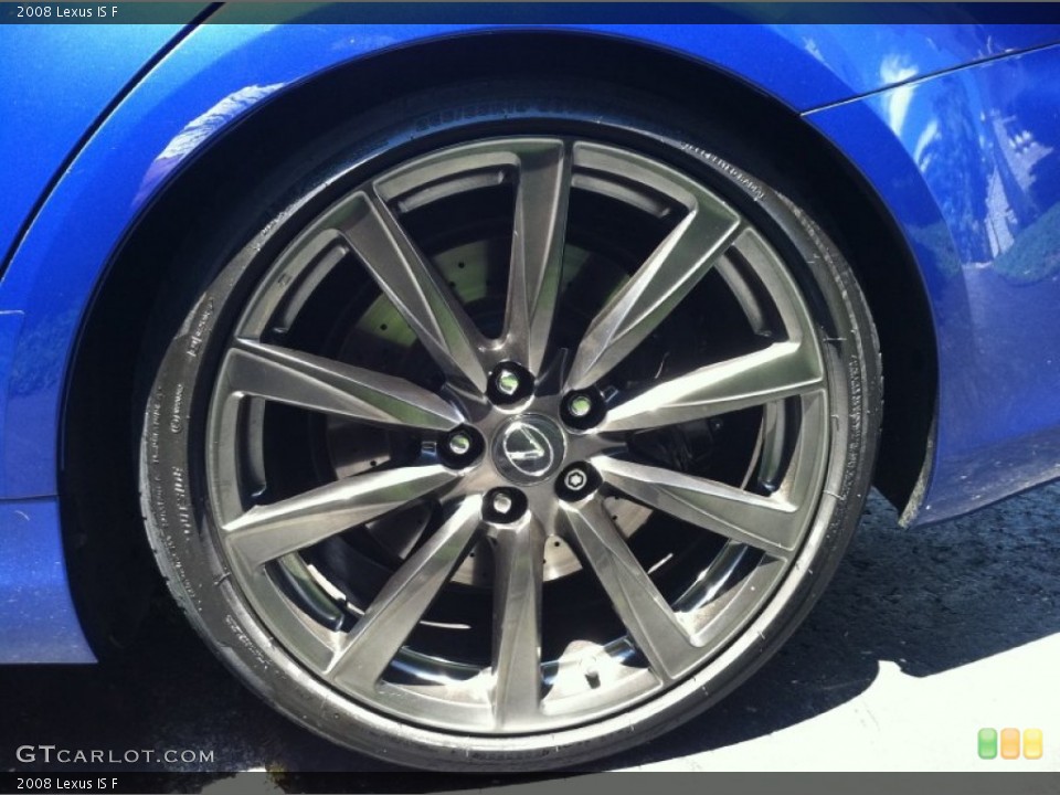 2008 Lexus IS F Wheel and Tire Photo #52212349