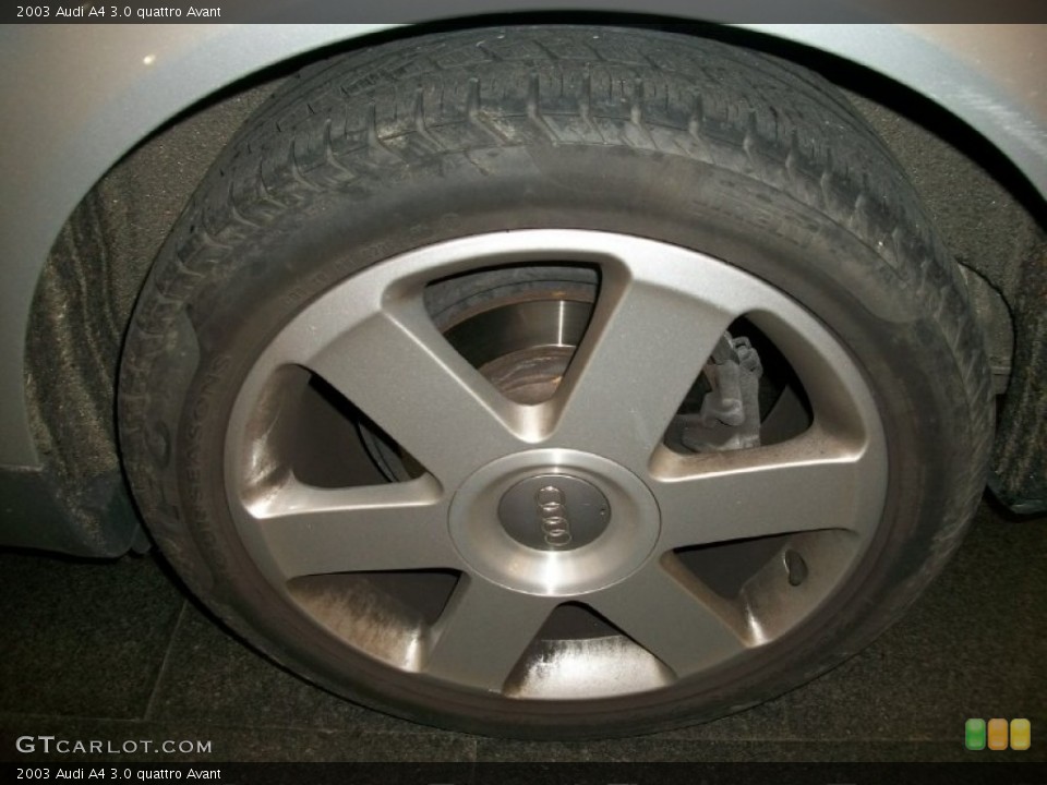 2003 Audi A4 3.0 quattro Avant Wheel and Tire Photo #52216651