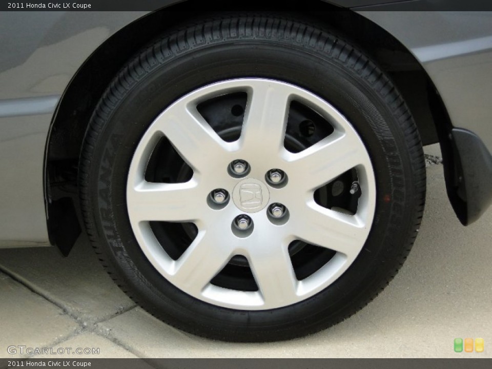 2011 Honda Civic LX Coupe Wheel and Tire Photo #52225117