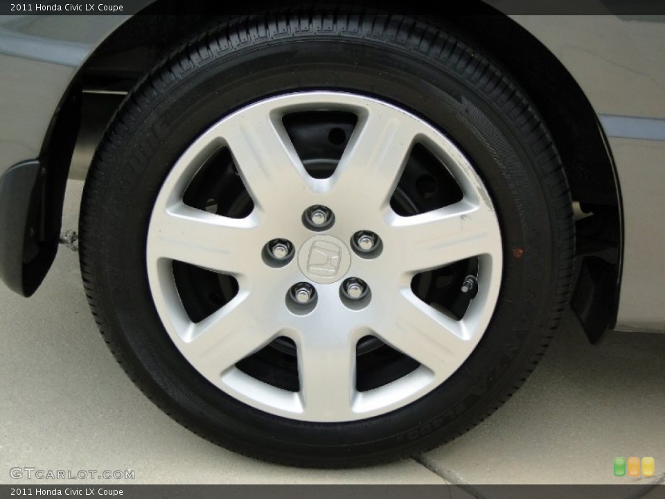 2011 Honda Civic LX Coupe Wheel and Tire Photo #52225132