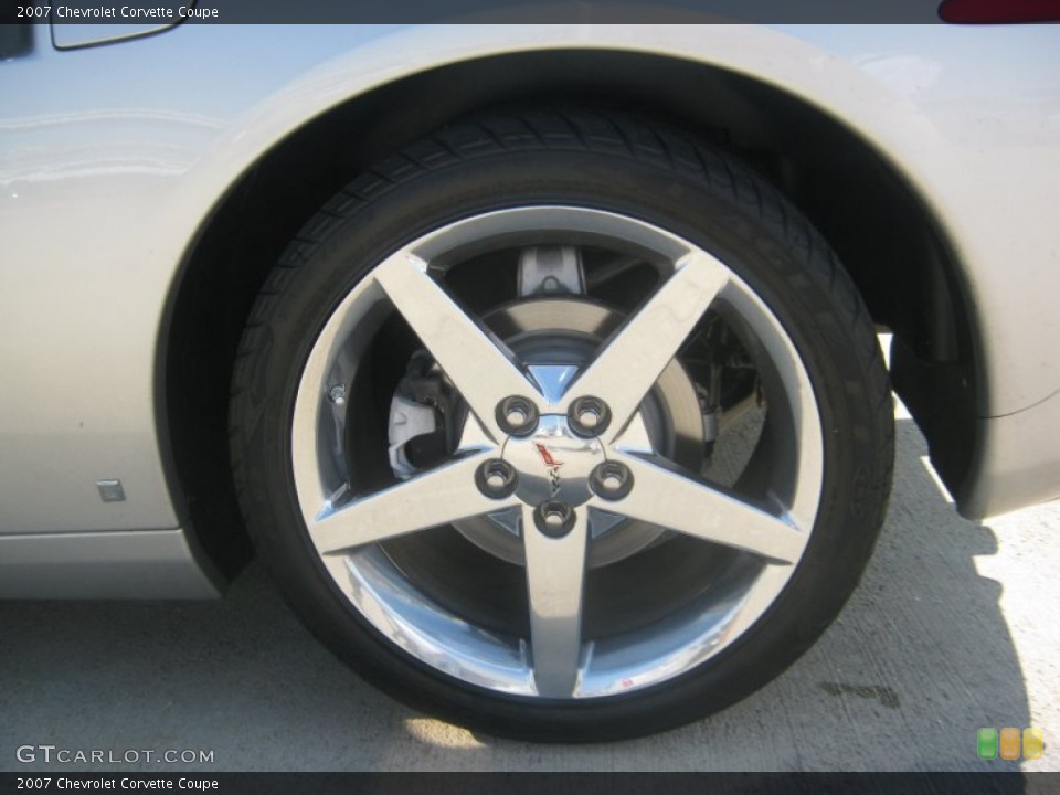 2007 Chevrolet Corvette Coupe Wheel and Tire Photo #52230548