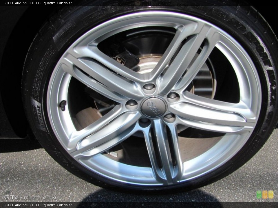 2011 Audi S5 3.0 TFSI quattro Cabriolet Wheel and Tire Photo #52232980