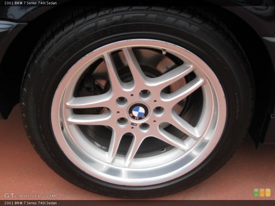 2001 BMW 7 Series 740i Sedan Wheel and Tire Photo #52233487