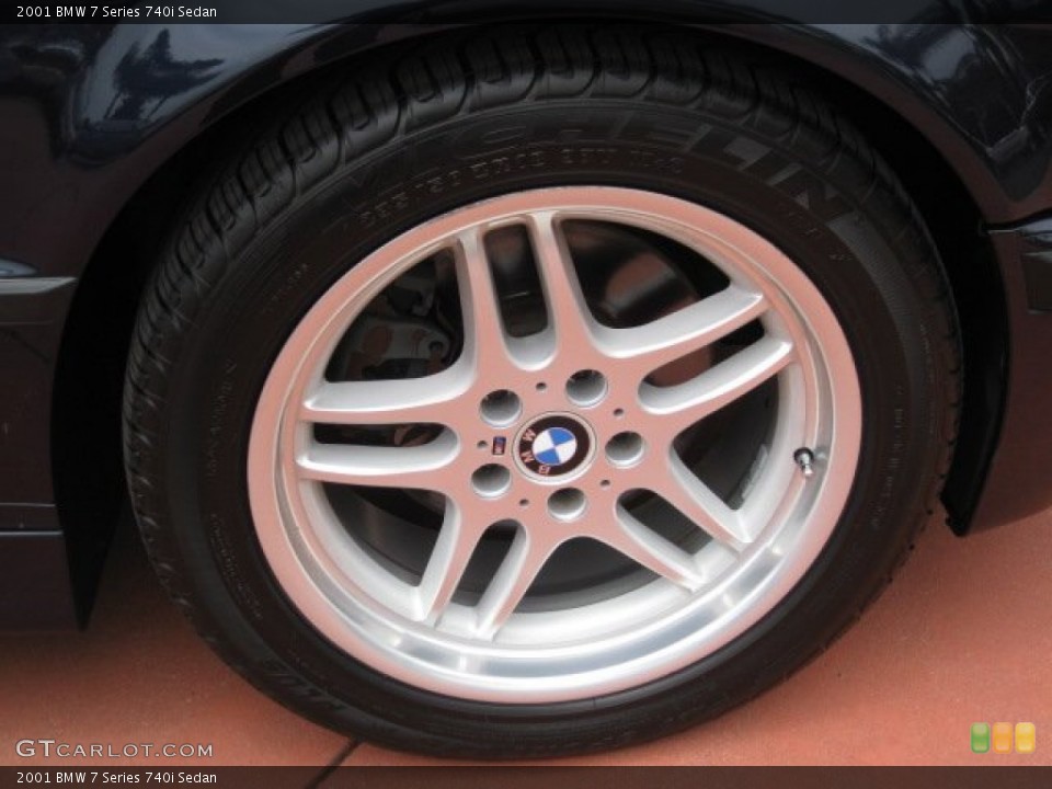 2001 BMW 7 Series 740i Sedan Wheel and Tire Photo #52233499
