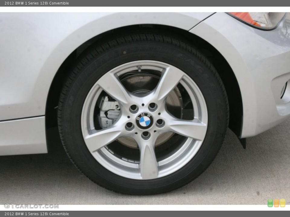 2012 BMW 1 Series 128i Convertible Wheel and Tire Photo #52235461
