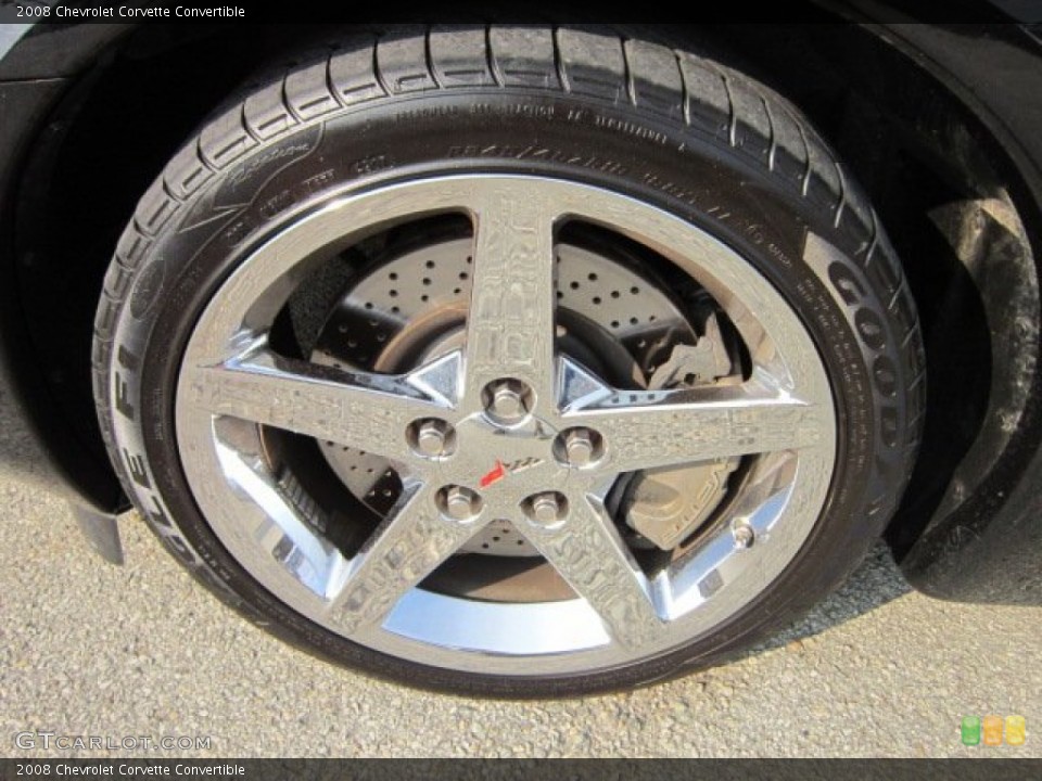 2008 Chevrolet Corvette Convertible Wheel and Tire Photo #52237753