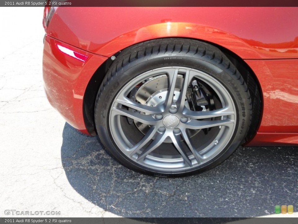 2011 Audi R8 Spyder 5.2 FSI quattro Wheel and Tire Photo #52240348