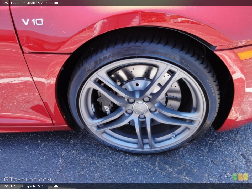 2011 Audi R8 Spyder 5.2 FSI quattro Wheel and Tire Photo #52240357