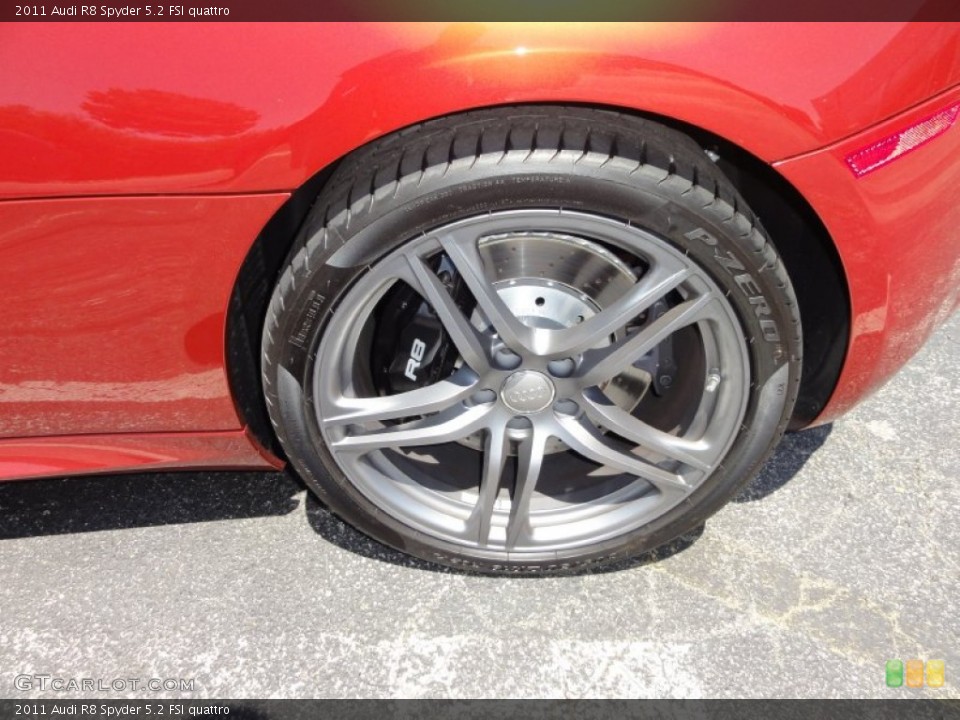 2011 Audi R8 Spyder 5.2 FSI quattro Wheel and Tire Photo #52240399