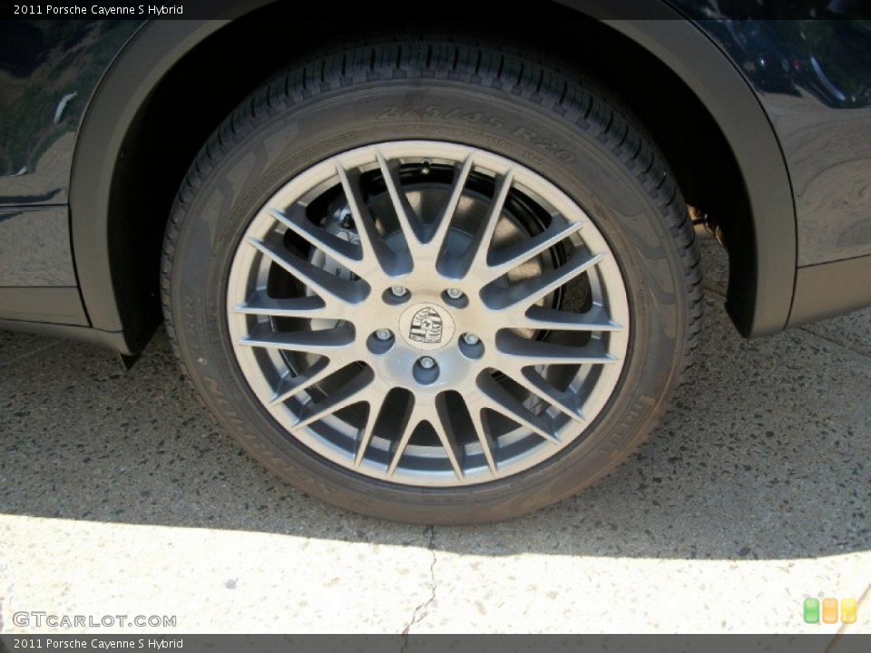 2011 Porsche Cayenne S Hybrid Wheel and Tire Photo #52242178